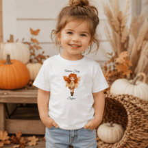 Camisa Personalizada – Fada Minimalista de Outono