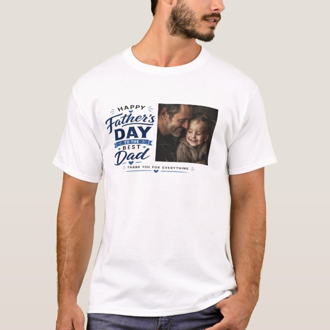 Camisa Personalizada Feliz Dia dos Pais Melhor Pre (Frente)
