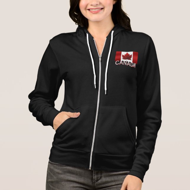 Camisa personalizada Hoodie do Canadá Canadá das (Frente)