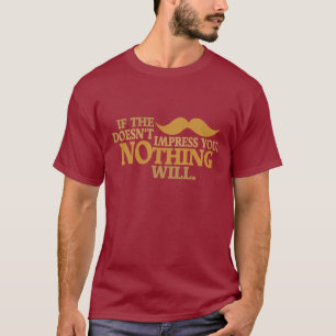 Camisa personalizada impressionante do bigode - es