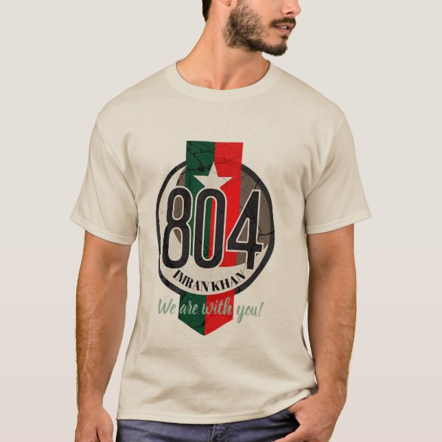 Camisa Personalizada Imran Khan 804 - Nome Persona (Frente)