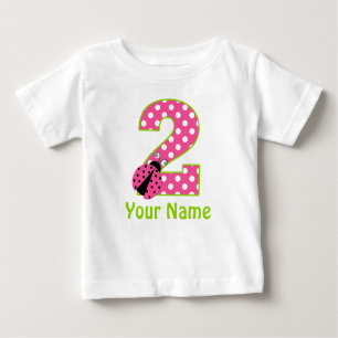 Camisa Personalizada Ladybug Verde Cor-de-Rosa seg