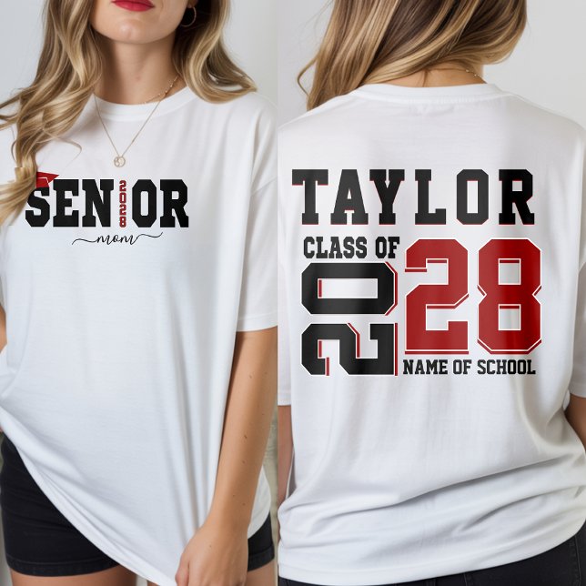 Camisa Personalizada Mãe de Formanda Turma de 2028 (Criador carregado)