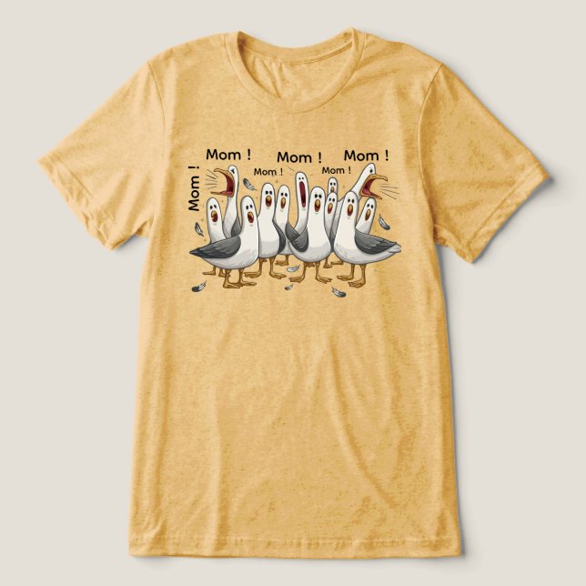 Camisa Personalizada Mãe Mãe Mãe - Camisa Engraçad (Design frontal)