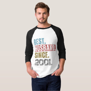 CAMISA PERSONALIZADA MELHOR MARIDO DESDE 2001