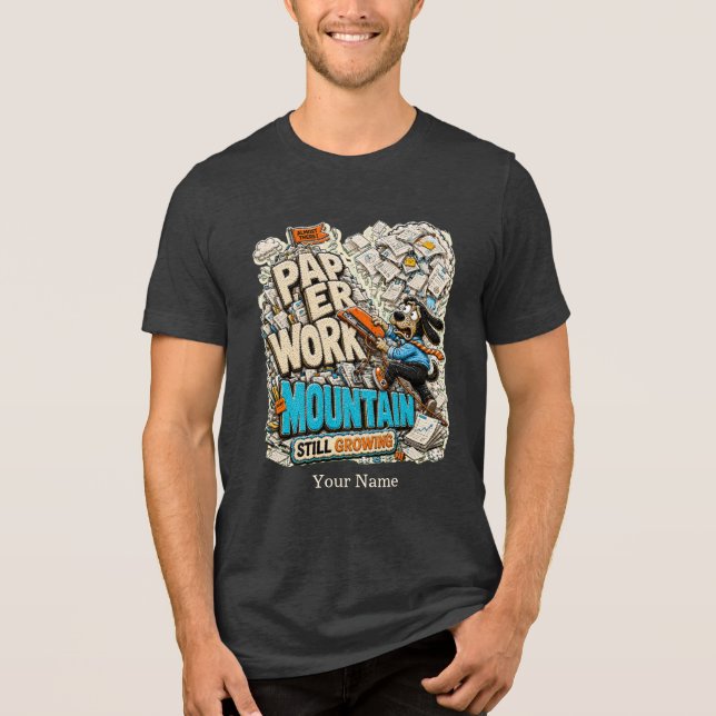 Camisa Personalizada Montanha de Papelada Divertid (Frente)