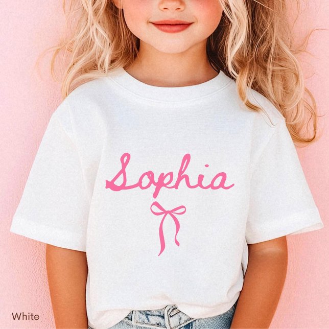 Camisa Personalizada Nome Menina Camisa para Crian (Criador carregado)