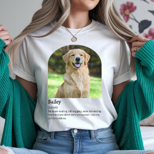 Camisa Personalizada para Cão para Dono de Pet, Mã