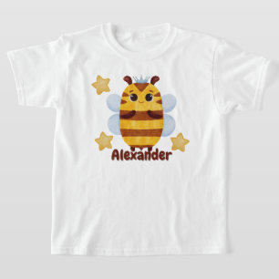 Camisa Personalizada para Crianças Prince Bee, Nom