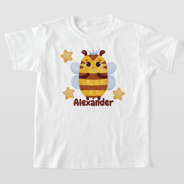 Camisa Personalizada para Crianças Prince Bee, Nom (Postura )