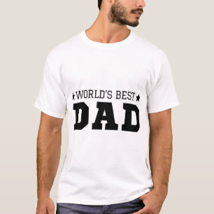 Camisa Personalizada para Pai, Melhor Pai do Mundo