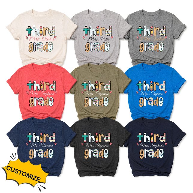 Camisa Personalizada para Professor(a) da Terceira (Criador carregado)