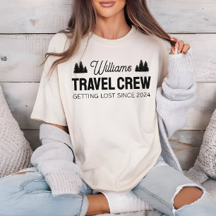 Camisa Personalizada para Viagens em Família para 