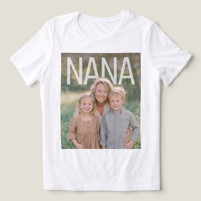 Camisa Personalizada PhotoPop Nana (Design frontal)