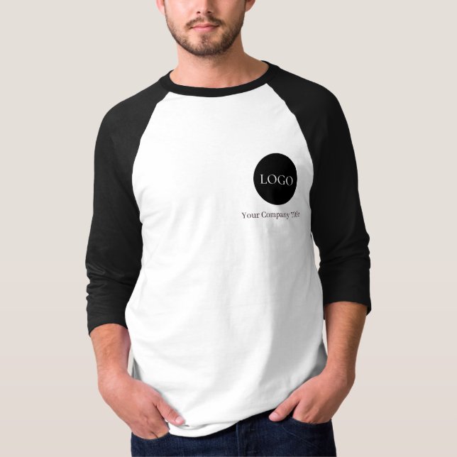 Camisa Personalizada Simples para Negócios e Marca (Frente)