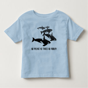 Camisa personalizada t-shirt da orca do bebê da