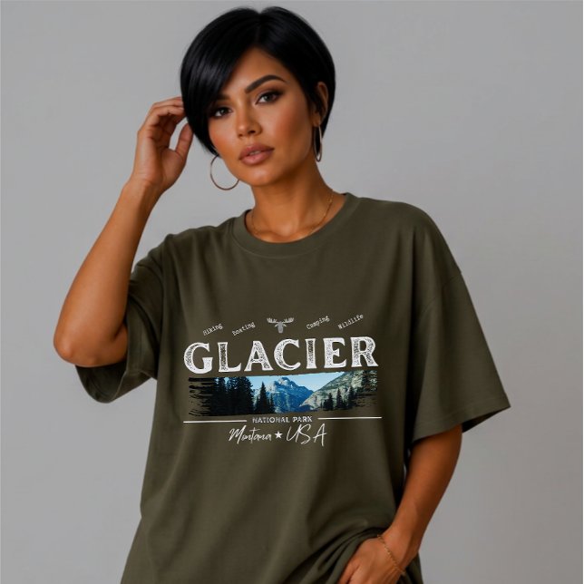 Camisa Personalizada Vintage Pincelada Parque Naci (Criador carregado)