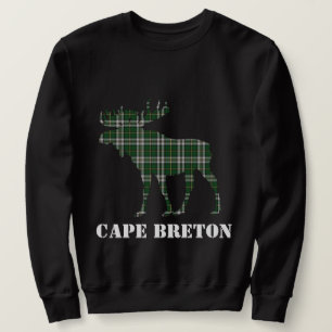Camisa personalizável de alce da xadrez de Cape Br