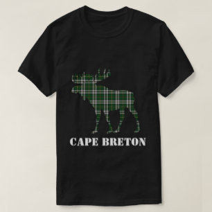 Camisa personalizável de alce da xadrez de Cape Br