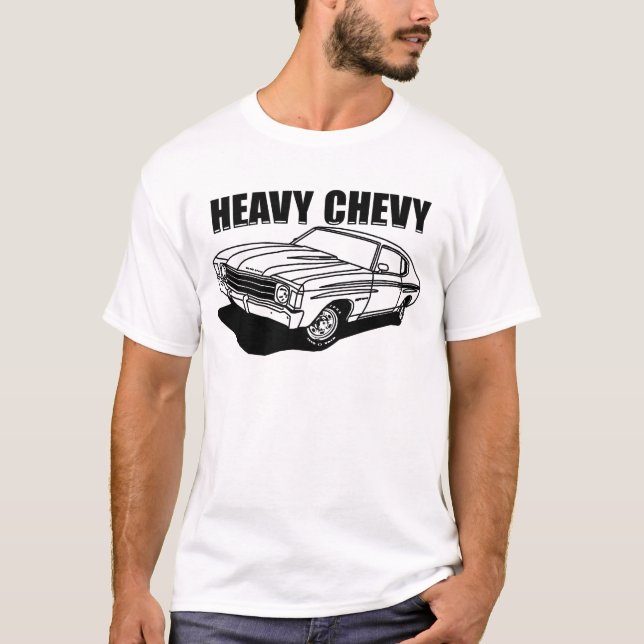 Camisa pesada de Chevelle Chevy (Frente)
