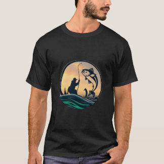 Camisa 'Pesca Mais Inteligente, Peixes Mais Felize