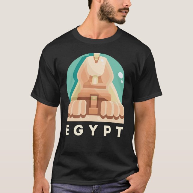 Camisa Pharaoh Sphinx no Egito (Frente)