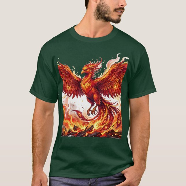 Camisa Phoenix Masculina – Phoenix Rising (Frente)