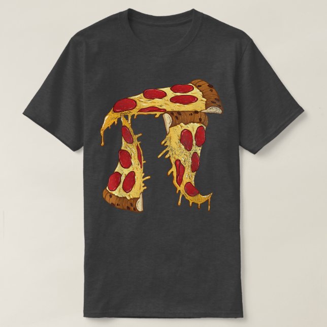 Camisa Pi Dia Camisa Crianças Pizza Pi Engraçada C (Frente do Design)
