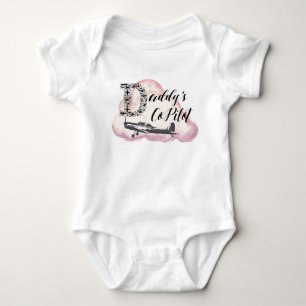 Camisa piloto do bebê, camisa do bebê da aviaç