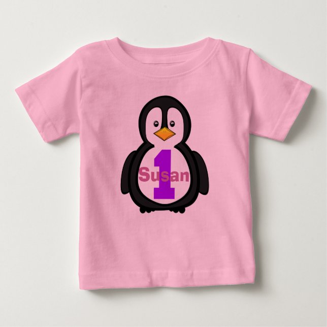 Camisa Pinguim Primeiro Aniversário (Frente)