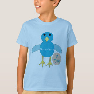 Camisa Pintinho do Garoto Azul Personalizado