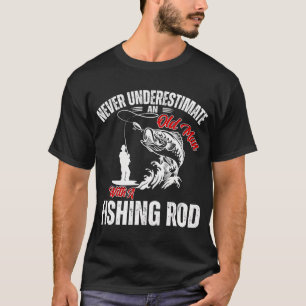 Camisa Poderosa Caneta de Pesca Homem Velho