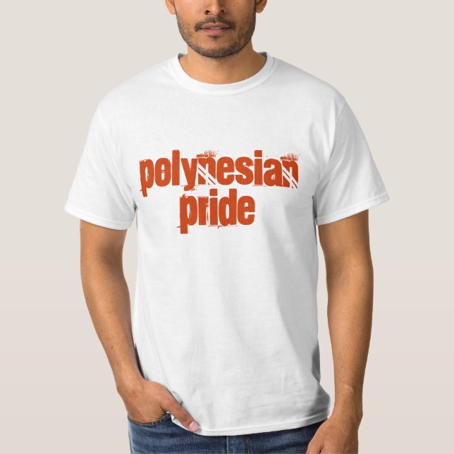 Camisa polinésia do orgulho T (Frente)