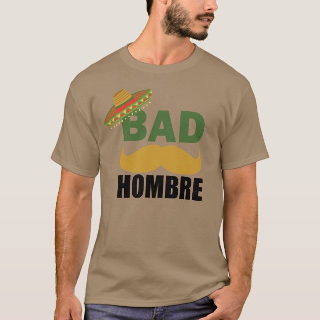 Camisa política engraçada má de México do trunfo (Frente)