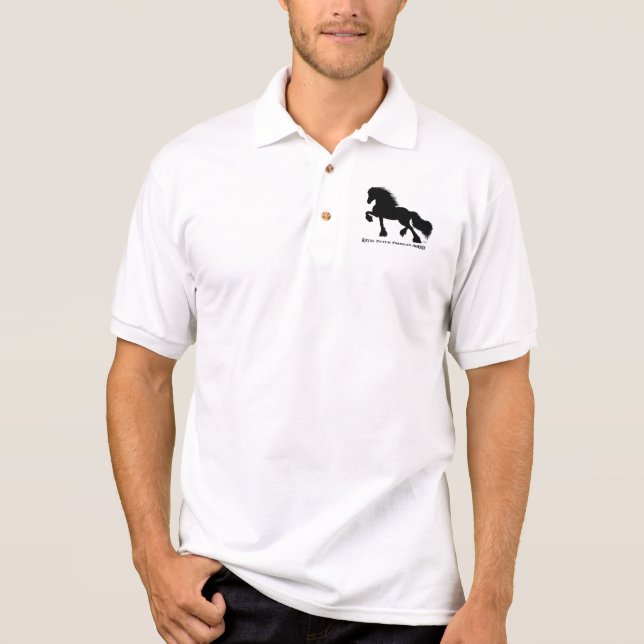 Camisa Polo Friesian Horse / Fries Paard (Frente)
