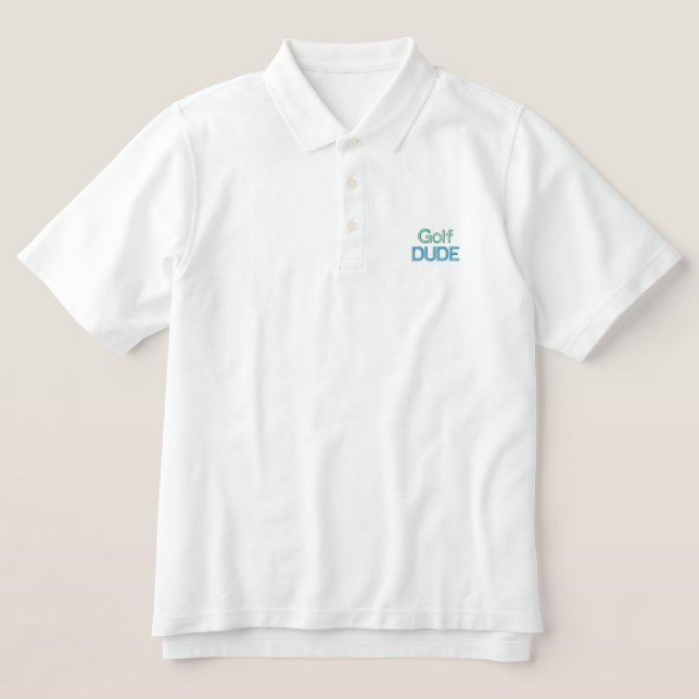 Camisa polo GOLF DUDE (masculina) (Design Front)