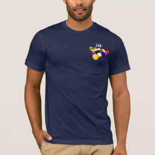 Camisa polo modelo bilhar, pronta para personaliza