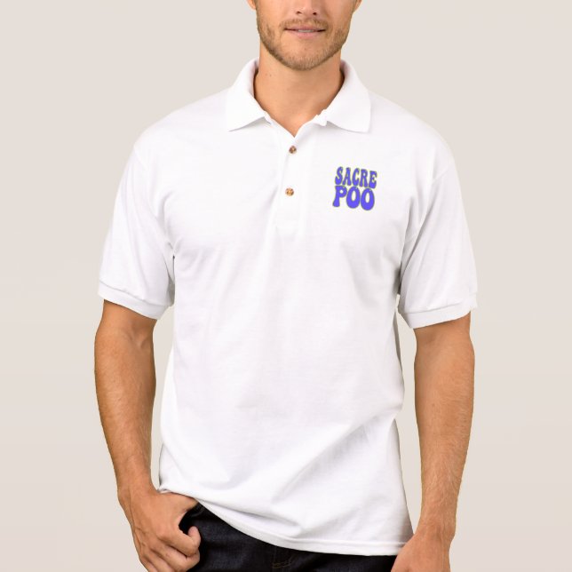 Camisa Polo sacre poo violett dark (Frente)