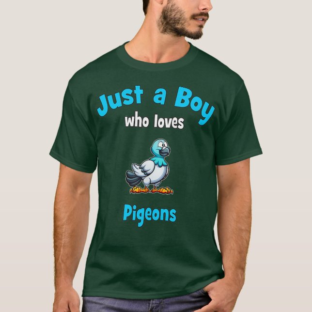 Camisa Pombo para Meninos Pombo (Frente)