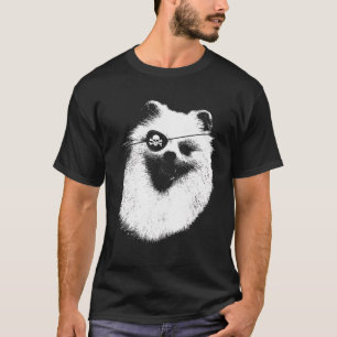 Camisa Pomeraniana Pirata Com Pele De Pateta Ocula