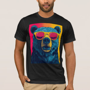 CAMISA POP ART DE URSO CINZENTO FIXE