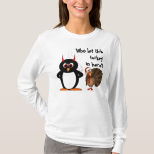 Camisa por muito tempo sleeved do feriado de