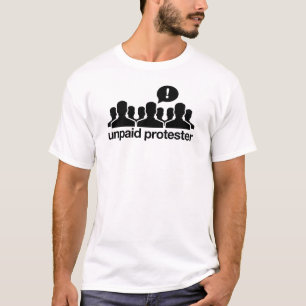 Camisa por pagar do Protestor