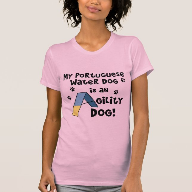 Camisa portuguesa de Twofer do cão da agilidade do (Frente)