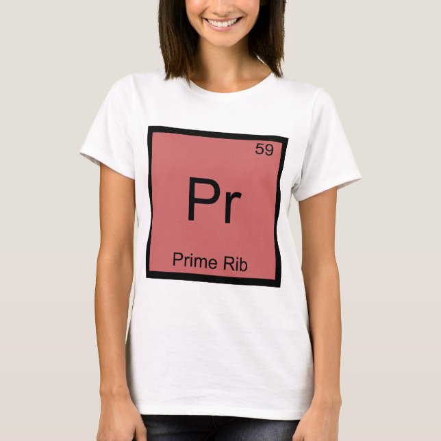 Camisa Pr - Costela Prime Símbolo de Elemento de Q (Frente)
