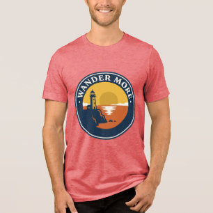 Camisa Praia Farol Vague Mais Pôr do Sol