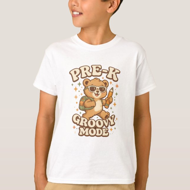 Camisa Pre-K Groovy Mode (Frente)