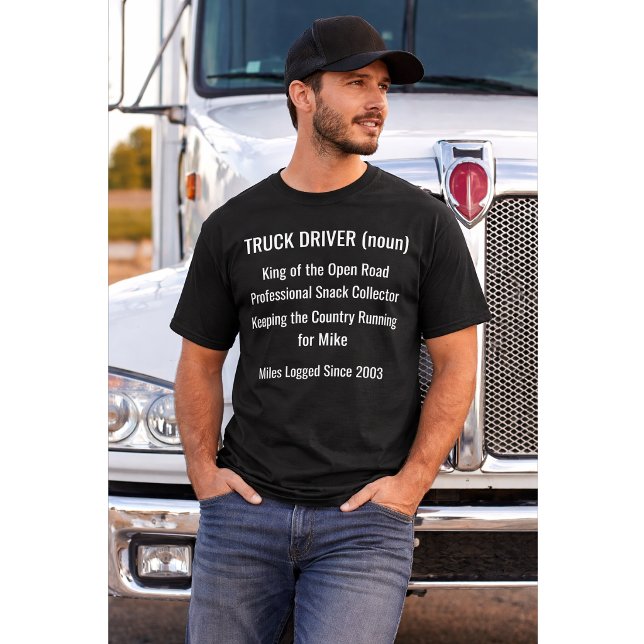 Camisa Presente Definição Motorista de Caminhão Pe (Criador carregado)