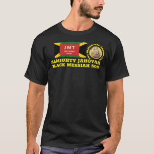 CAMISA PRETA BÁSICA JAH & BLACK MESSIAH FILHO