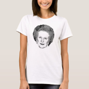 Camisa preta & branca customizável de Margaret